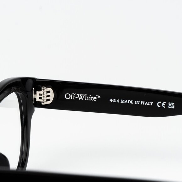 Off-White STYLE 76 Women Eyeglasses Black Square OERJ076 STYLE 76 1000 - Picture 8 of 10
